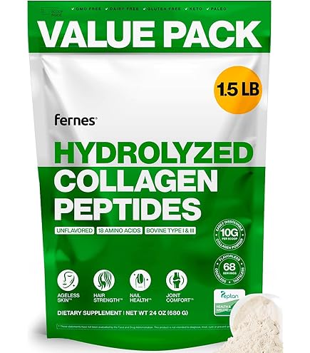 Amazon.com: Hydrolyzed Collagen for Women Men (3LB) Type I & III